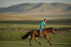 A Mongolian herders Son