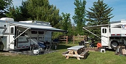 Campsite at Horse country Campground