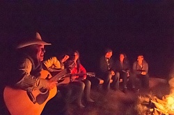 Singing Aroumd the Campfire