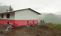 Lunch Stop at a Local School in the Andes, Ecuador