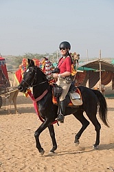 Riding Through The Pushkar Camel Fair