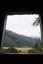 View from the Outhouse at Boundary Hut, Wild Womens Expeditions with Adventure Horse Trekking New Zealand