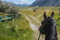Riding in Ahuriri Conservation Area New Zealand , Wild Women Expeditions with Adventure Horse Trekking New Zealand 