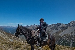 Riding in Ahuriri Conservations Area with Wild Women Expeditions and Adventure Horse Trekking New Zealand