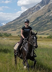 Galloping Through The Meadows on the Land of the Long White Clou Riding in Ahuriri Conservations Area with Wild Women Expeditions and Adventure Horse Trekking New Zealand
