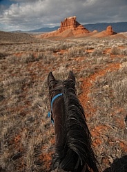 Trail Riding at The Hideout Guest Ranch