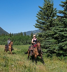Galloping on The Lost Trail Ride