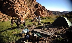  Camping in the Andes