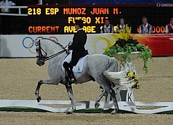Juan Manuel Munoz Diaz and Fuego XII, Hong Kong Olympics