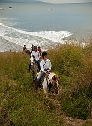 Beach Riding in Costa Rica
