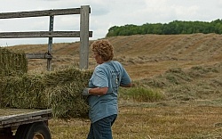 Loading Hay onto Wagon