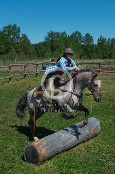 Extrme Cowboy Clinic with Lantz Mclaren at Horse Country
