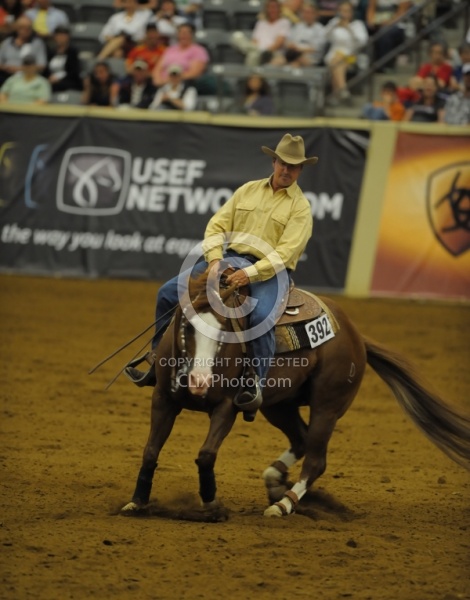 David Oconnor and Paid by Corona  Ariat Kentucky Reining Cup Freestyle