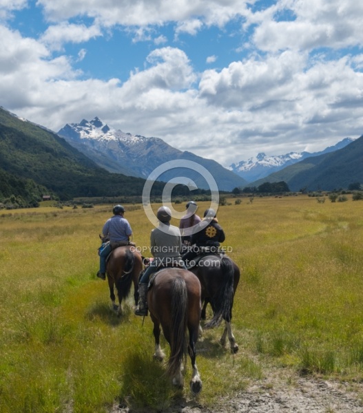 The Day Ride From Boundary Hut, Wild Womens Expeditions with Adventure Horse Trekking New Zealand