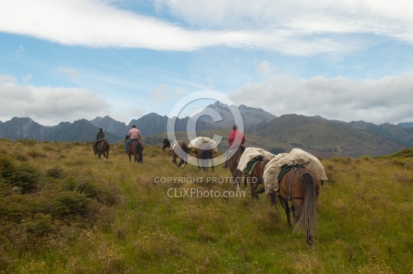 The Ride Out of Dingleburn Station on the Land of the Long White Cloud Ride with Wild Womens Expeditions and Adventure Horse Trekking New Zealand