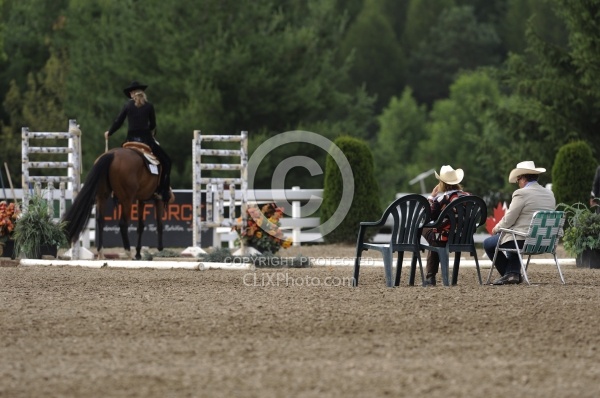 Judging the Rope Gate in the Trail Class